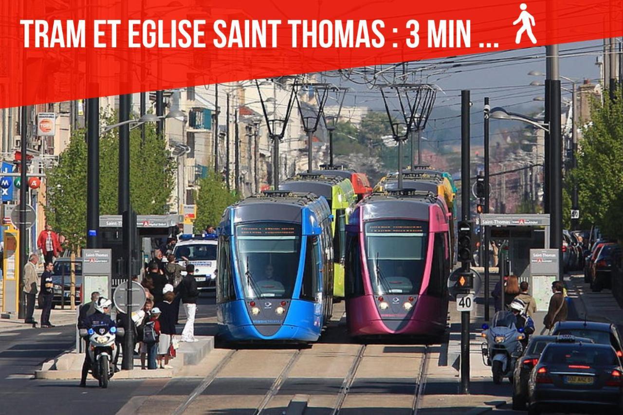 Explorereims - Studio Magique Proche Gare Et Centre Luaran gambar